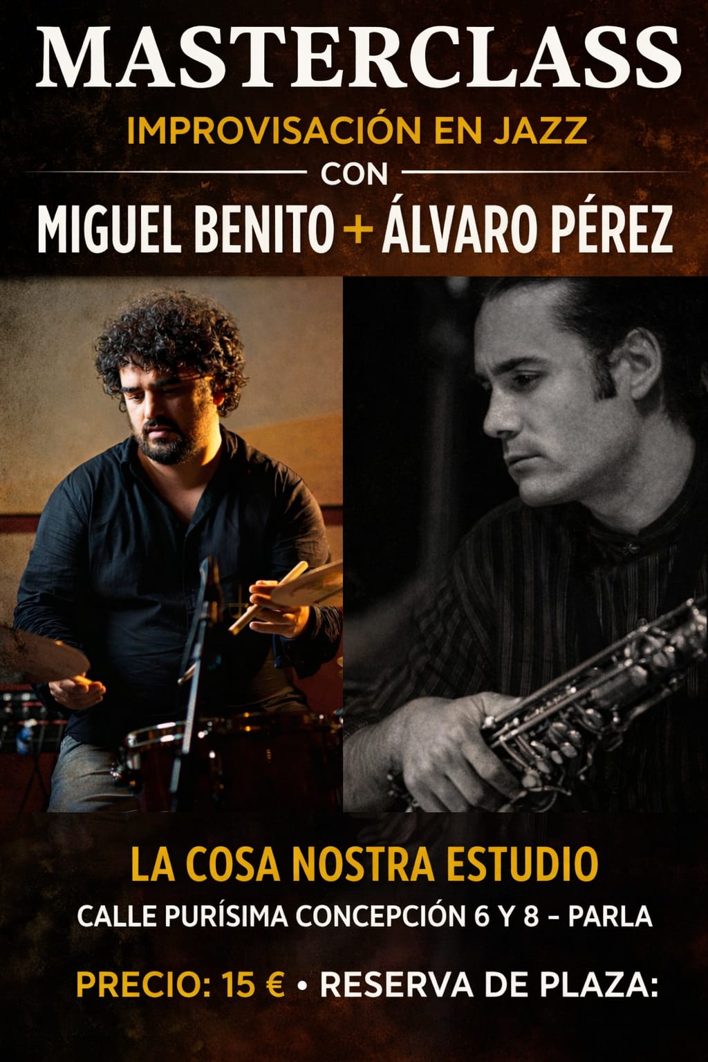 Masterclass en Parla con Miguel Benito y Alvaro Perez